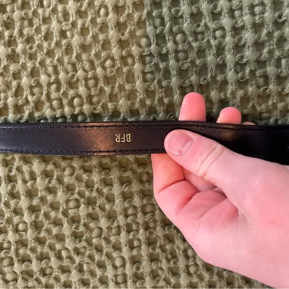 Sezane Farrow Mini Bag Noir Lisse Héritage - Size T-U - Picture 3 of 4